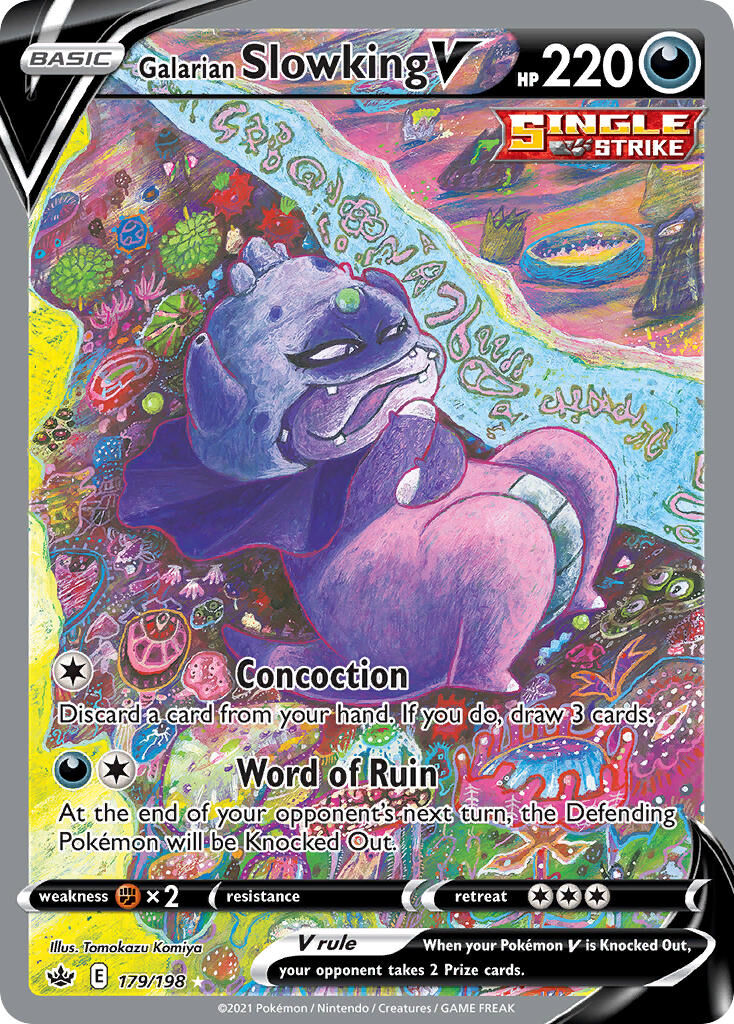 Galarian Slowking V - 179/198 - EN Galarian Slowking V - 179/198 - EN