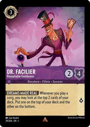 Dr. Facilier - Remarkable Gentleman - 39/204 - EN