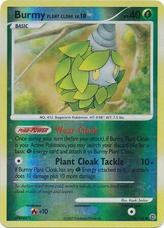 Burmy Plant Cloak - 78/132 - Reverse Holo - EN Burmy Plant Cloak - 78/132 - Reverse Holo - EN