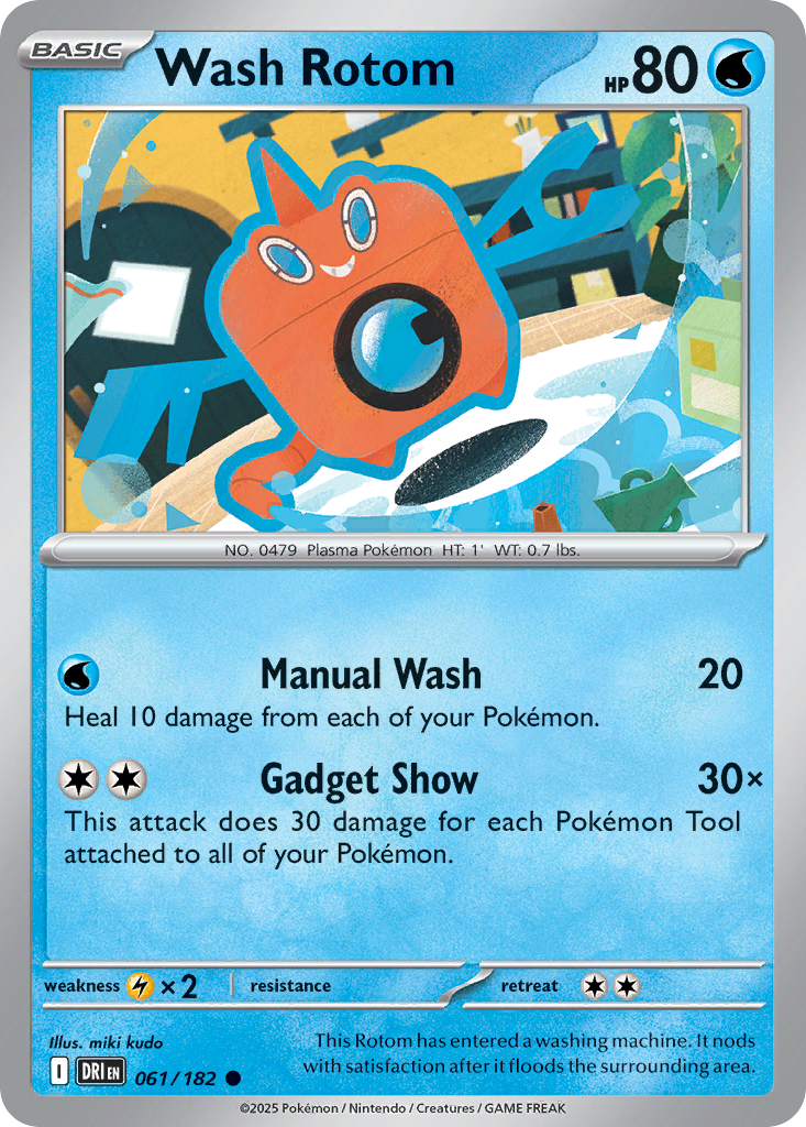 Wash Rotom - 061/182 - EN