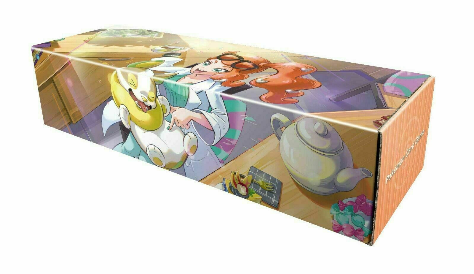Pokémon Center Sonia Set Rubber Play Mat, Sleeve, Card Box & Deck Case - 2021