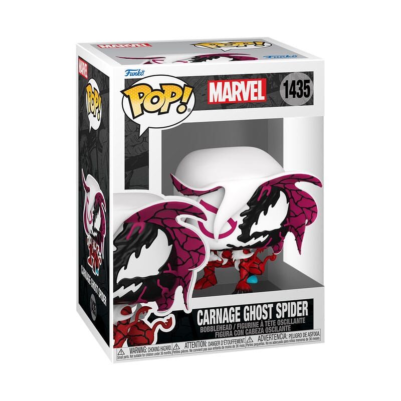 Marvel POP! Vinyl Figur Carnageized - Ghost Spider 9 cm 