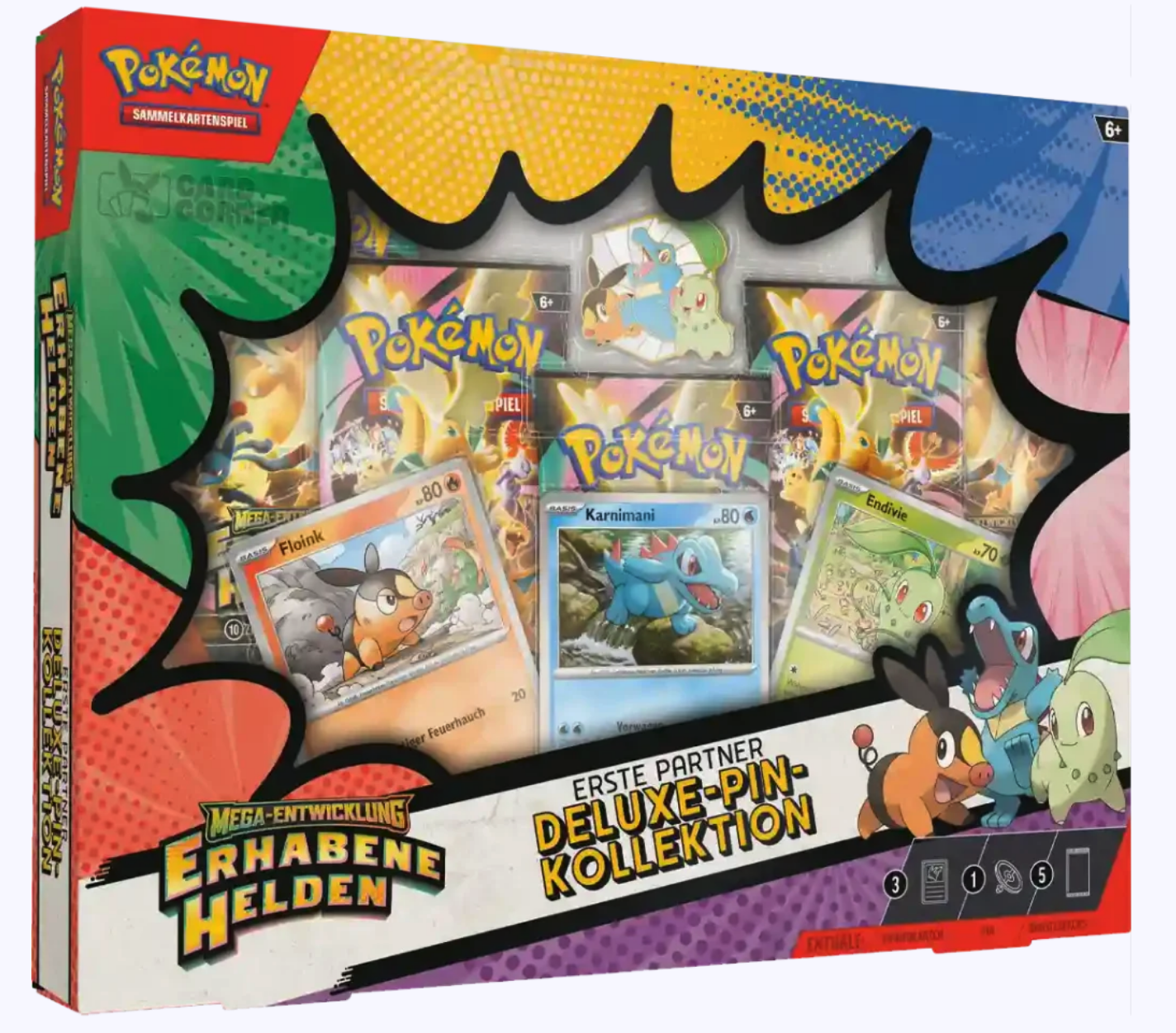 Mega-Entwicklung ME02.5: Erhabene Helden - Erste Partner Deluxe-Pin-Kollektion - DE Mega-Entwicklung ME02.5: Erhabene Helden - Erste Partner Deluxe-Pin-Kollektion - DE