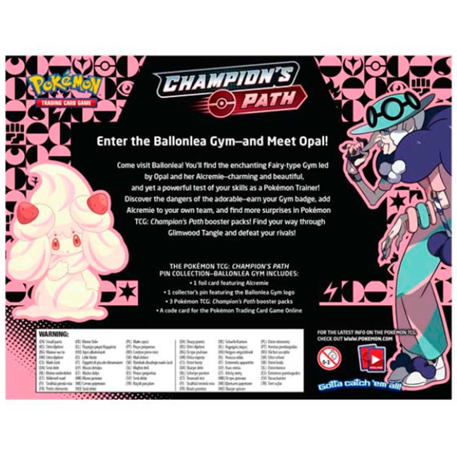 Pokémon Champion's Path Pin Collection Ballonlea Gym - EN
