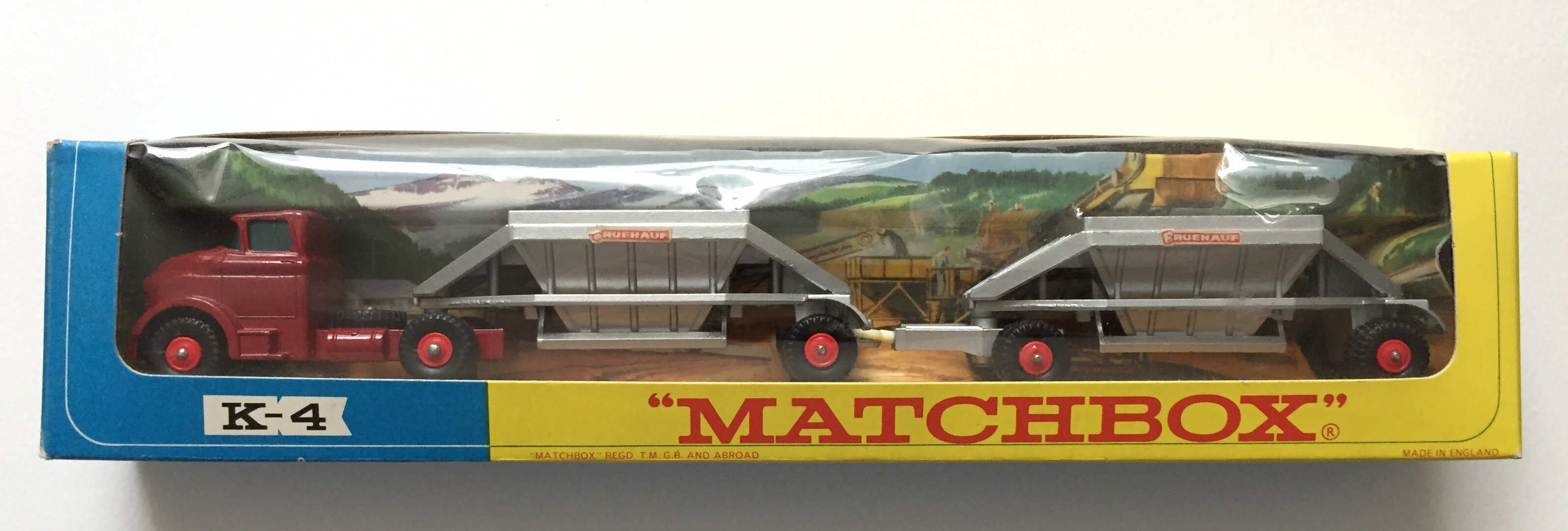 matchbox_fruehauf_hopper_train_k4_box Matchbox Fruehauf Hopper Train K-4 1960er