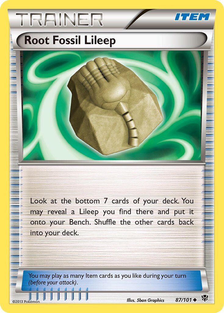 Root Fossil Lileep - 87/101 - EN Root Fossil Lileep - 87/101 - EN