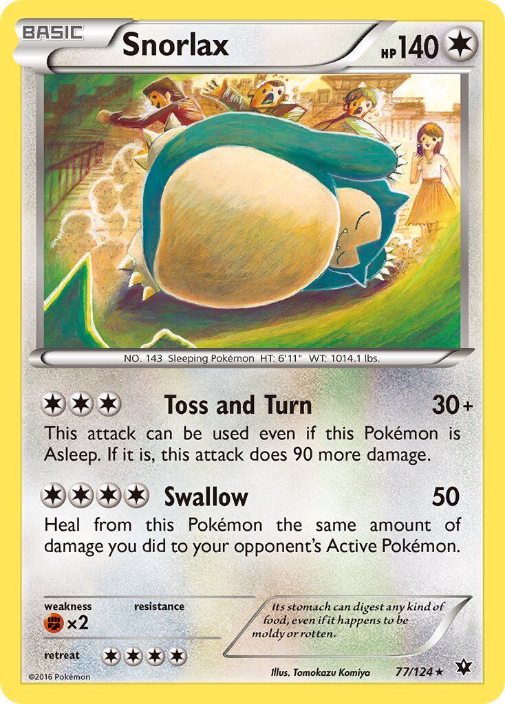 Snorlax - 77/124 - EN Snorlax - 77/124 - EN