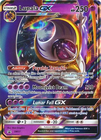 Lunala GX SM17 - Pokémon TCG