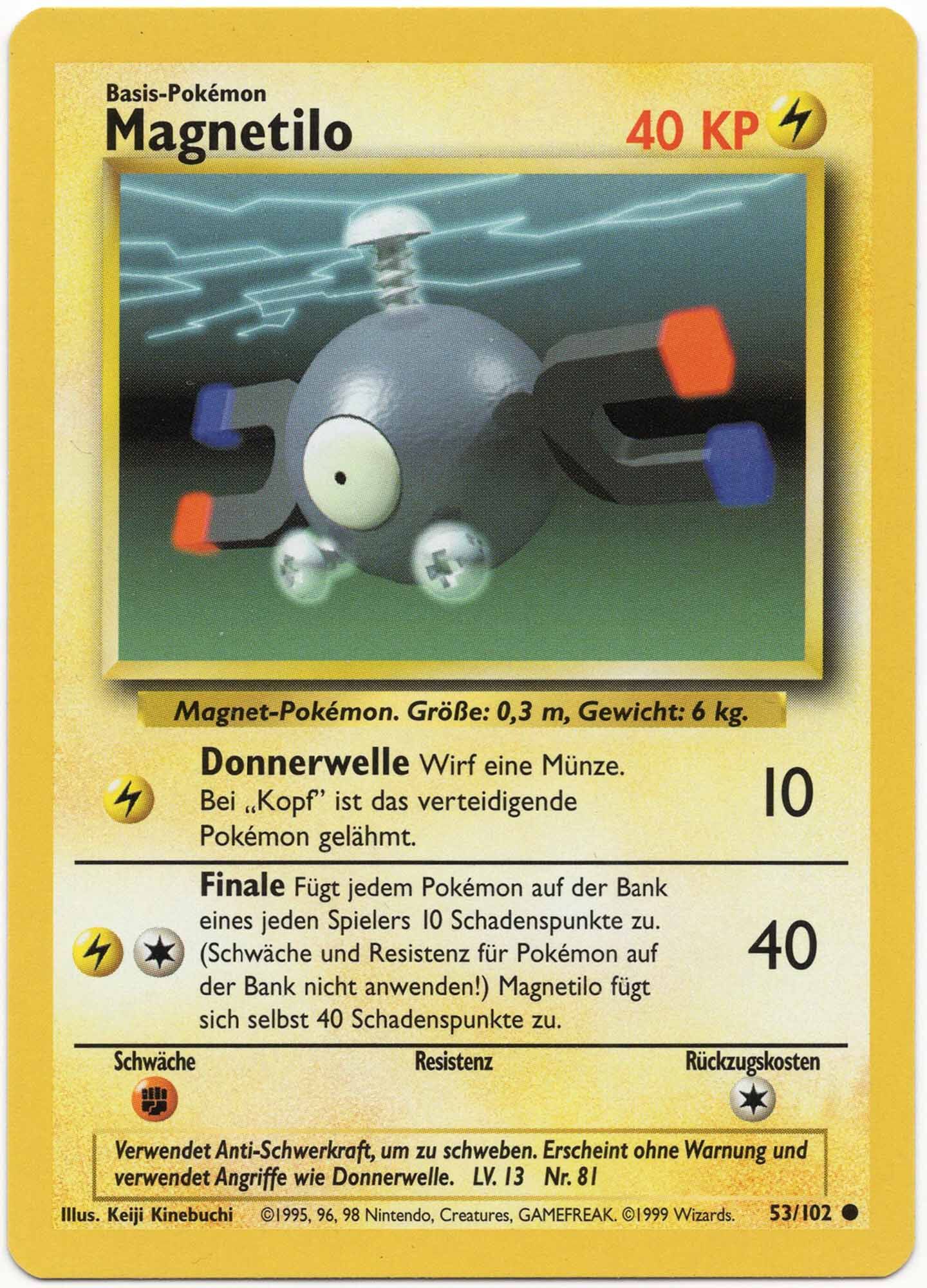 Magnetilo - 53/102 - Pokémon TCG - Near Mint