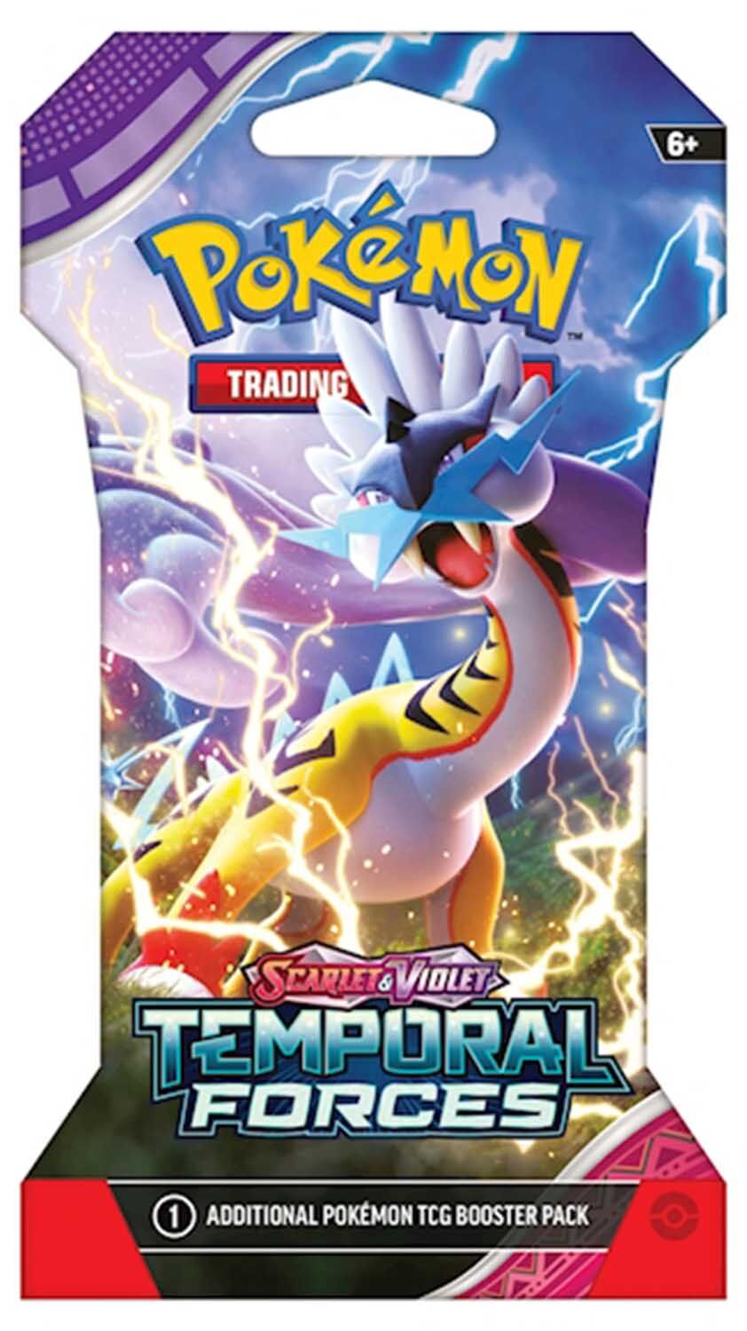 Pokémon TCG: Scarlet & Violet - Temporal Forces Sleeved Booster Pack (10 Cards) - EN Pokémon TCG: Scarlet & Violet - Temporal Forces Sleeved Booster Pack (10 Cards) - EN