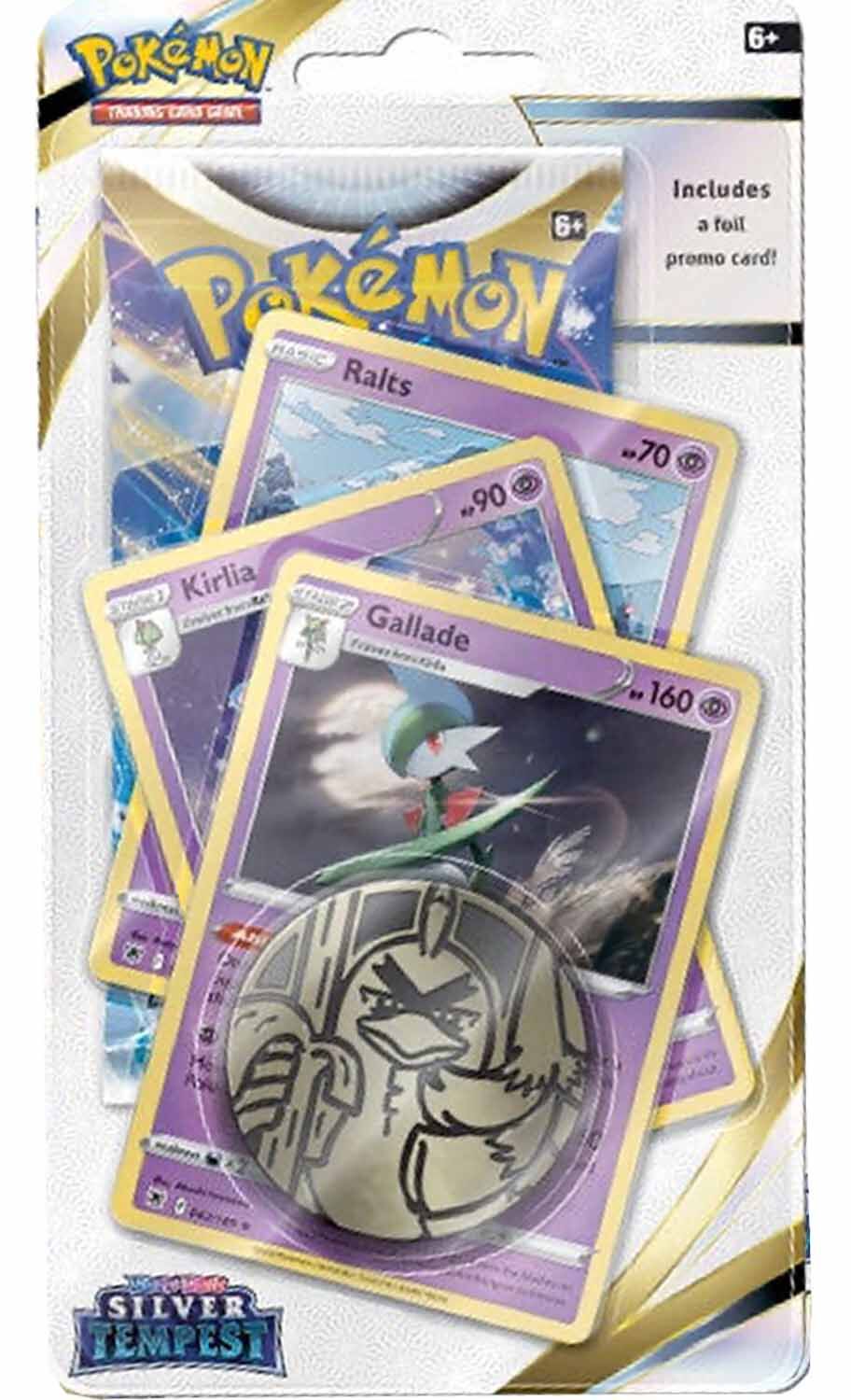 Pokémon Sword & Shield Silver Tempest Gallade Premium Checklane Blister - EN