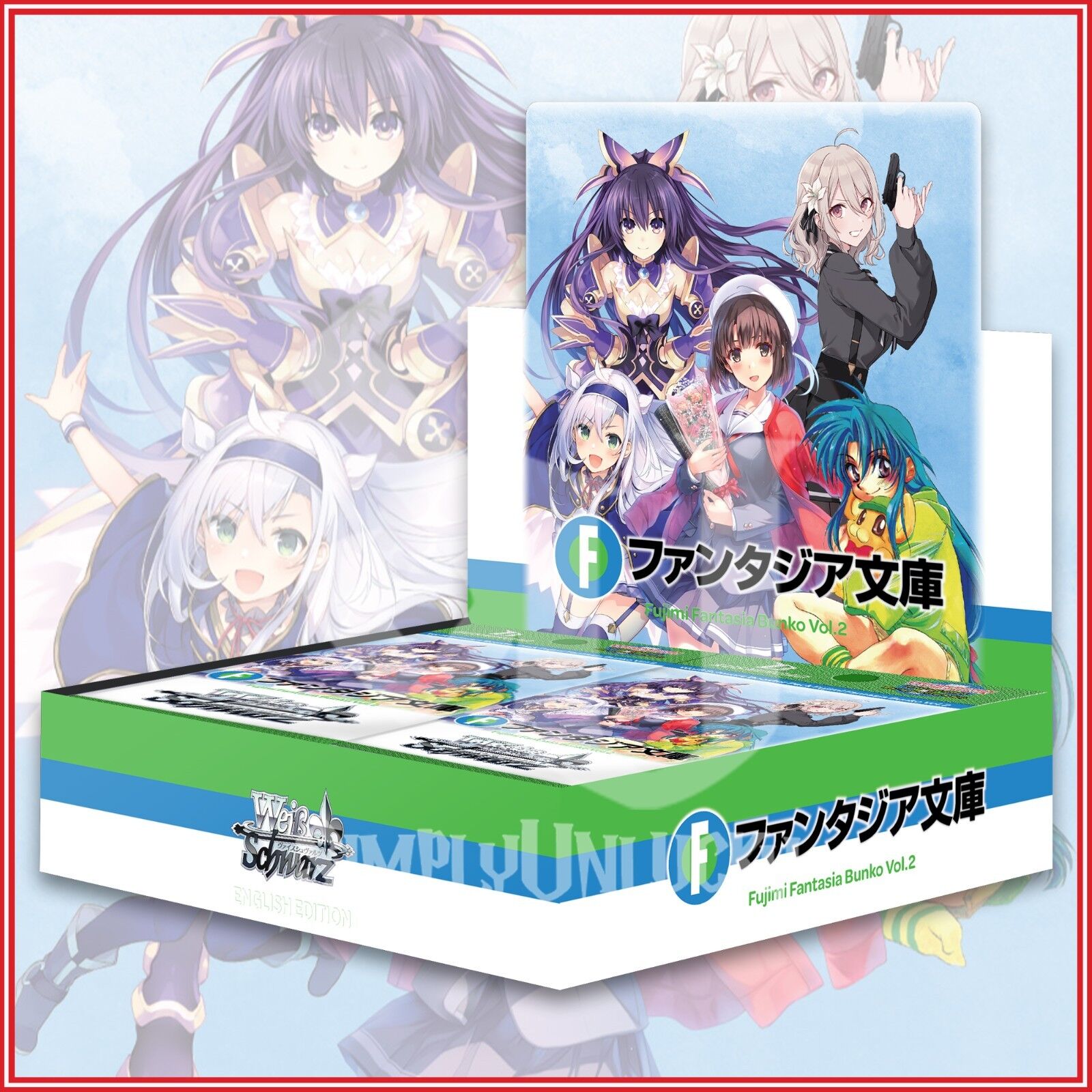 Fujimi Fantasia Bunko VOL.2 Booster Display (12 Packs) - Weiss Schwarz TCG - EN Fujimi Fantasia Bunko VOL.2 Booster Display (12 Packs) - Weiss Schwarz TCG - EN