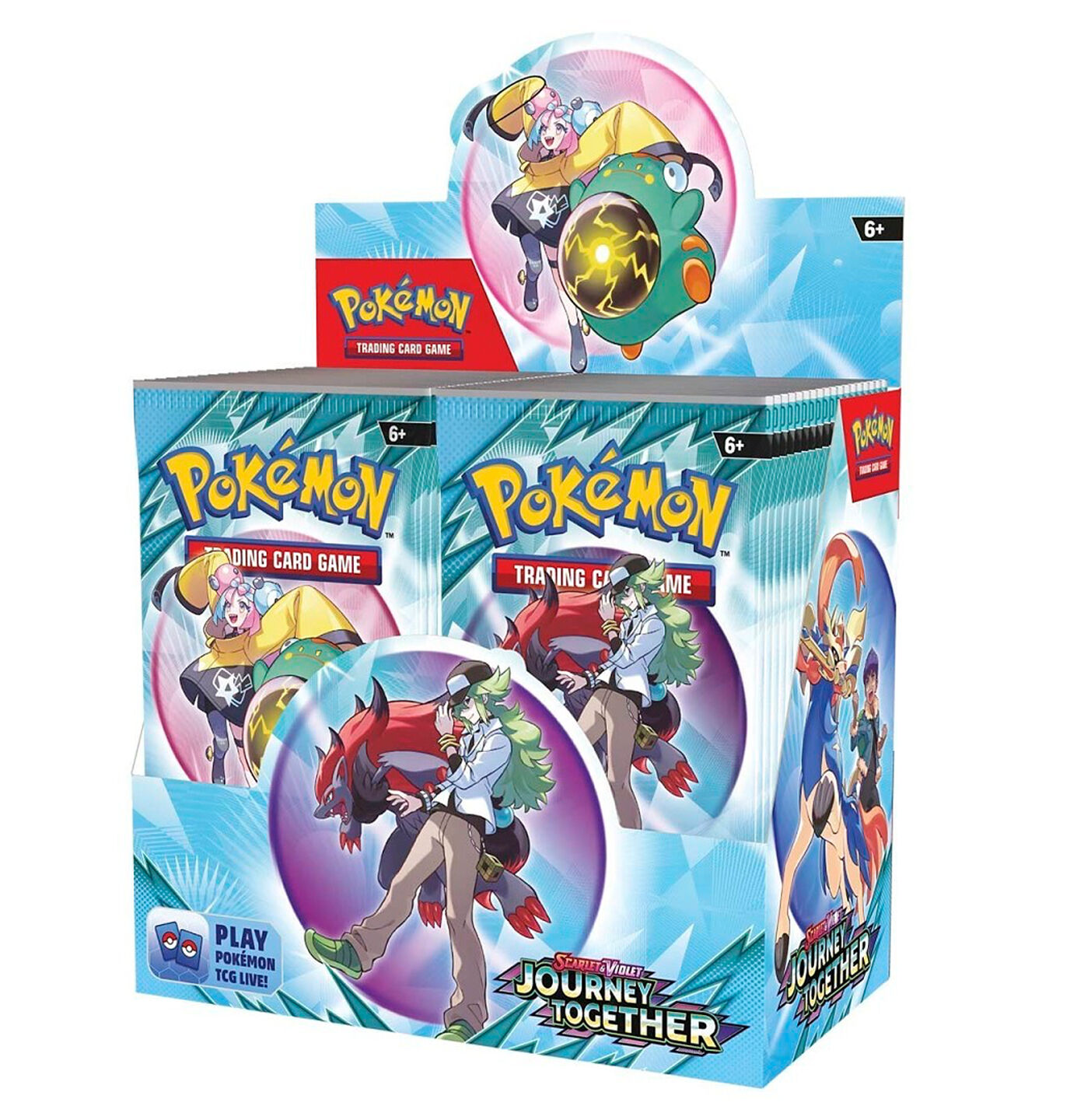 Pokémon TCG: Scarlet & Violet-Journey Together Enhanced Booster Display Box (36 Packs & 1 Promo Card) Pokémon TCG: Scarlet & Violet-Journey Together Enhanced Booster Display Box (36 Packs & 1 Promo Card)