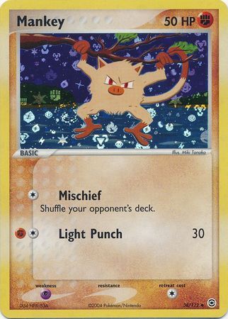 Mankey - 38/112 - Reverse Holo - EN Mankey - 38/112 - Reverse Holo - EN