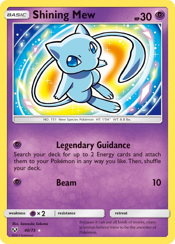 Shining Mew - 40/73 - EN Shining Mew - 40/73 - EN