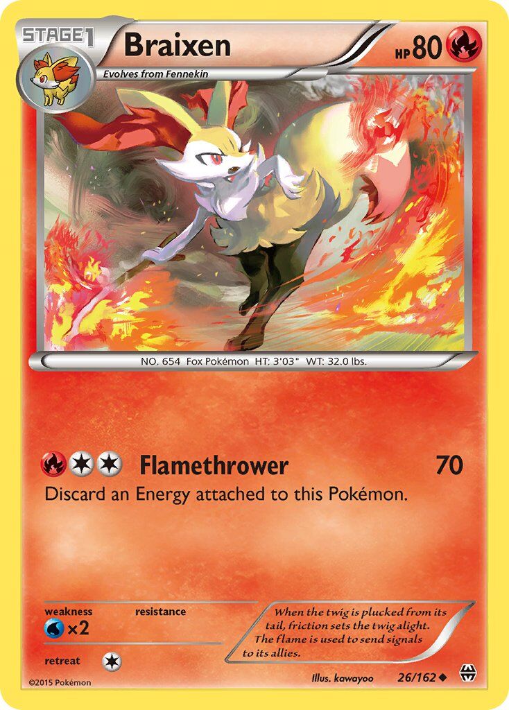 Braixen - 26/162 - EN