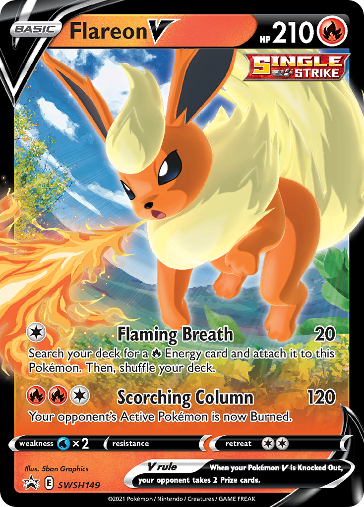 Flareon V - SWSH149/306 - EN Flareon V - SWSH149/306 - EN