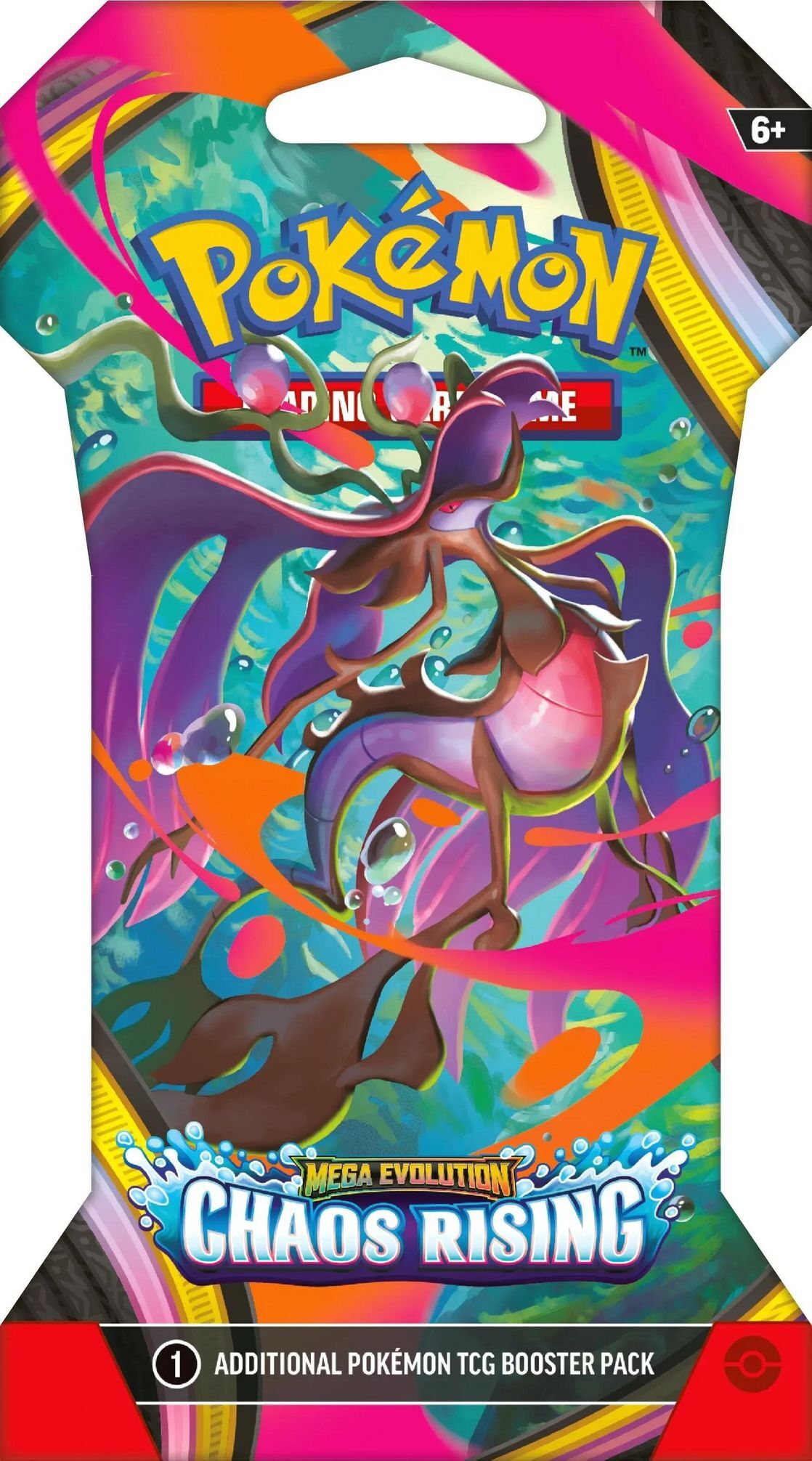 Pokémon TCG: Mega Evolution (ME04) - Chaos Rising Sleeved Booster Pack (10 Cards) - EN