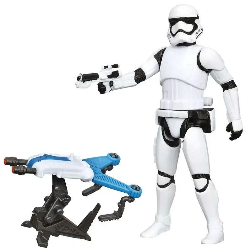 Star Wars The Force Awakens Snow & Desert First Order Stormtrooper Action Figure [Snow Mission, Mounted Blaster]