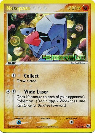 Nosepass - 17/106 - Reverse Holo - EN