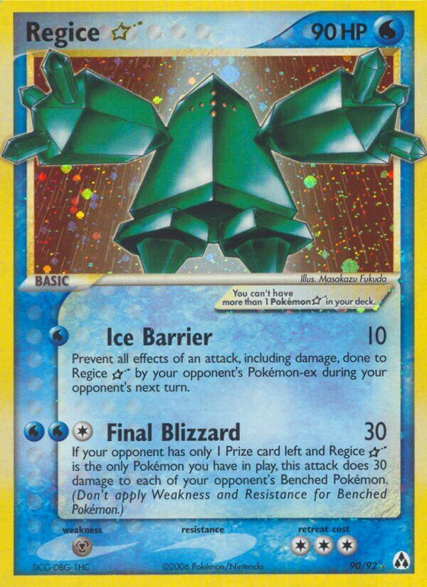 Regice Star - 90/92 - EN Regice Star - 90/92 - EN