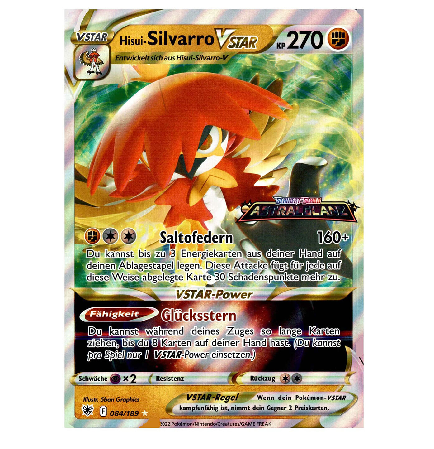 Hisui Silvarro VSTAR XXL 084/189 Jumbo Promos - DE Hisui Silvarro VSTAR XXL 084/189 Jumbo Promos - DE
