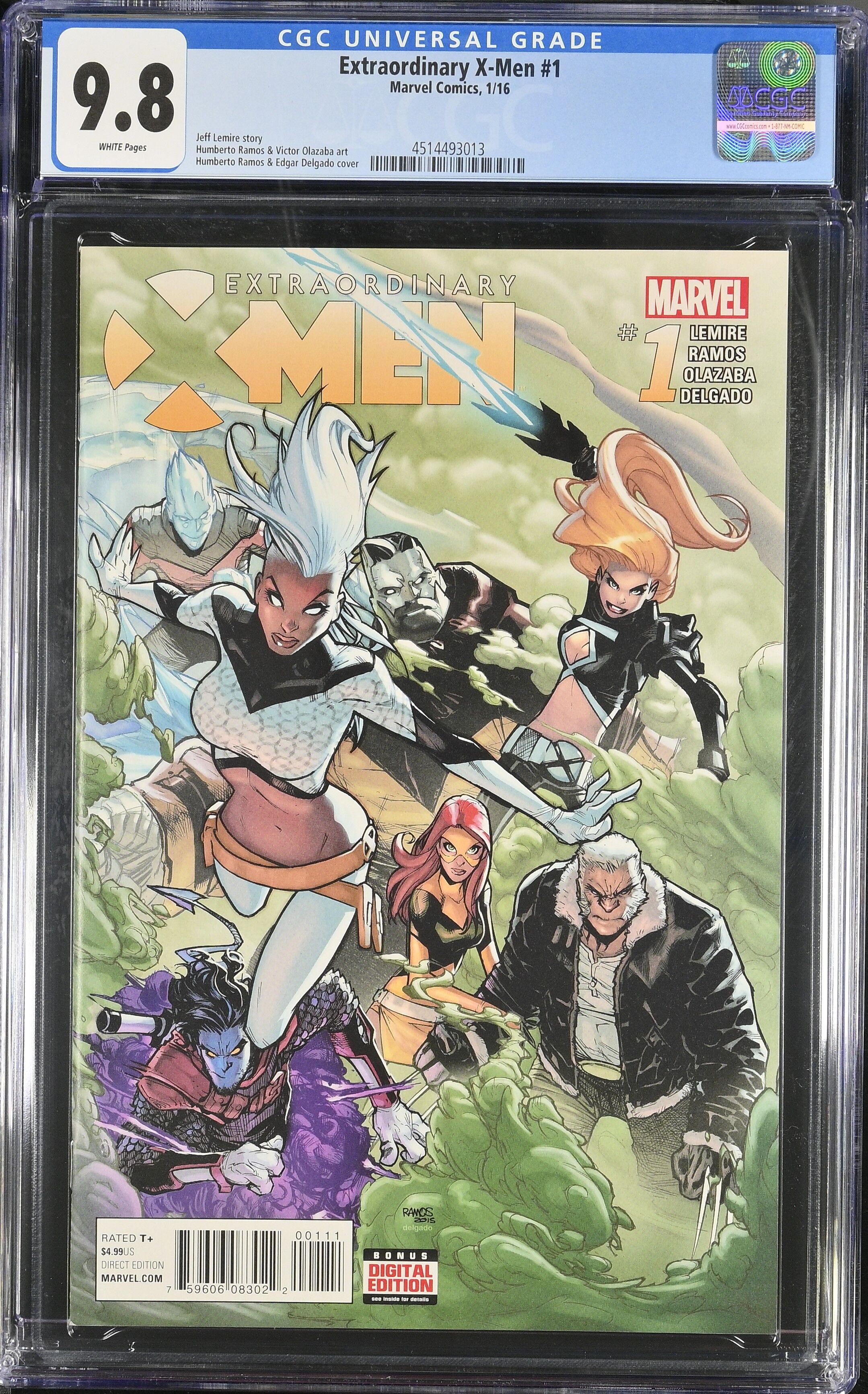 Extraordinary X-Men #1 CGC 9.8 Top Pop! Extraordinary X-Men #1 CGC 9.8 Top Pop!