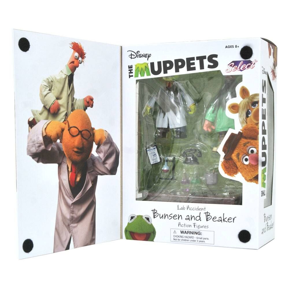 The Muppets Actionfiguren Box Set Lab Accident Bunsen & Beaker SDCC 2021 Previews Exclusive