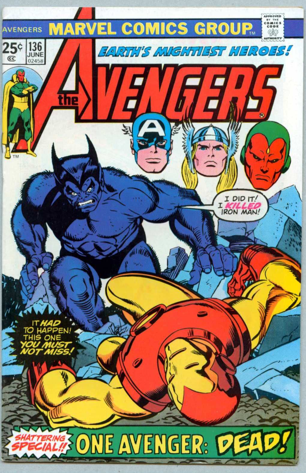 Avengers #136