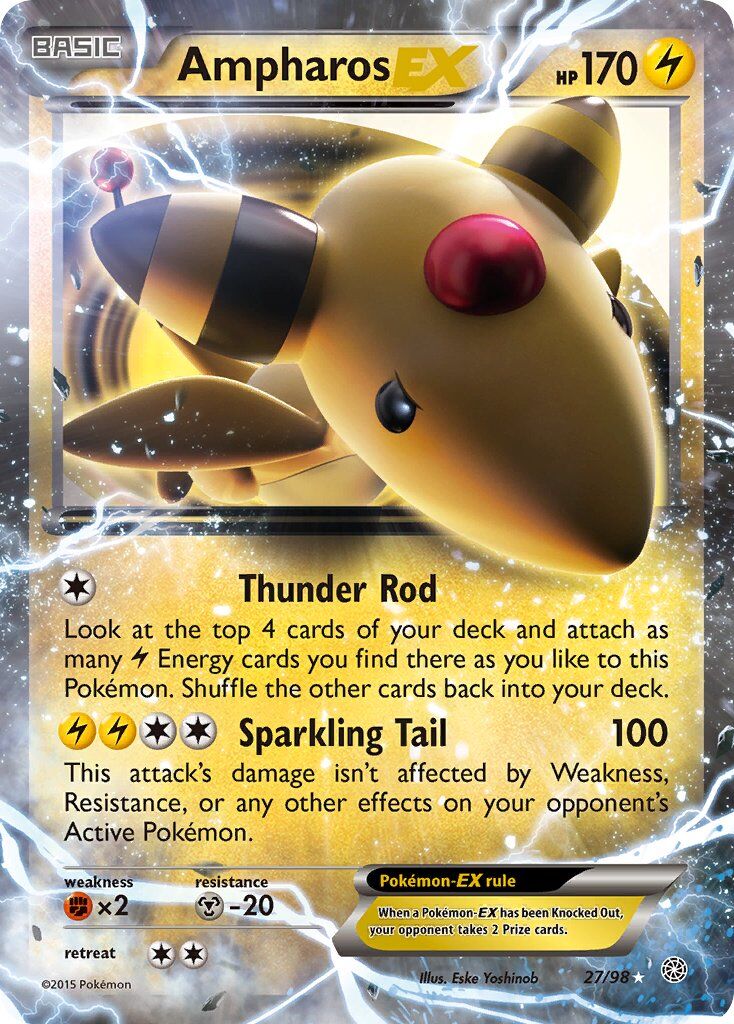 Ampharos-EX - 27/98 - EN Ampharos-EX - 27/98 - EN