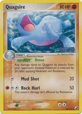 Quagsire - 44/115 - Reverse Holo - EN Quagsire - 44/115 - Reverse Holo - EN