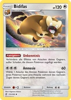 Bidifas 172/236 - Pokémon TCG
