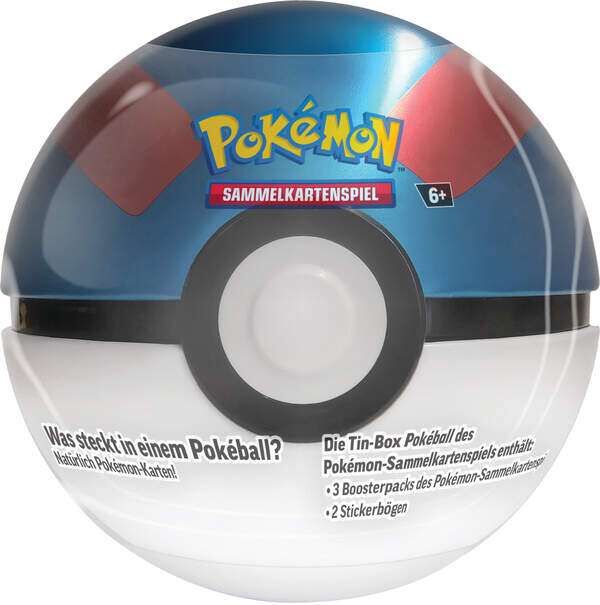 Pokémon Superball Tin Box 2025 - DE Pokémon Superball Tin Box 2025 - DE