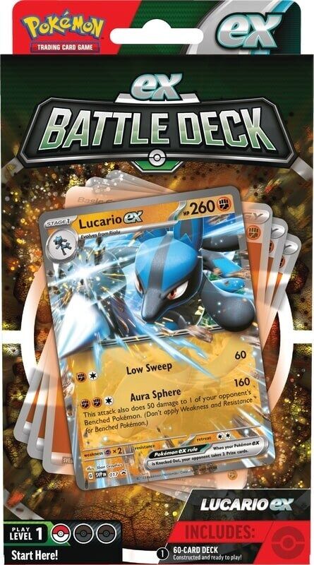 Pokémon TCG: Lucario ex Battle Deck - EN