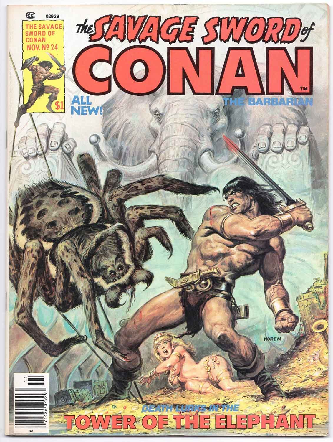Savage Sword of Conan the Barbarian #24