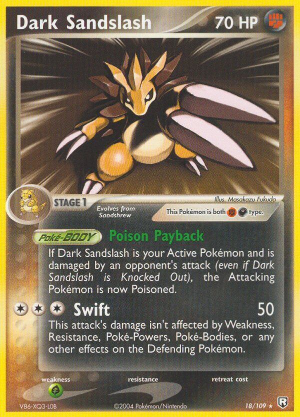 Dark Sandslash - 18/109 - Reverse Holo - EN