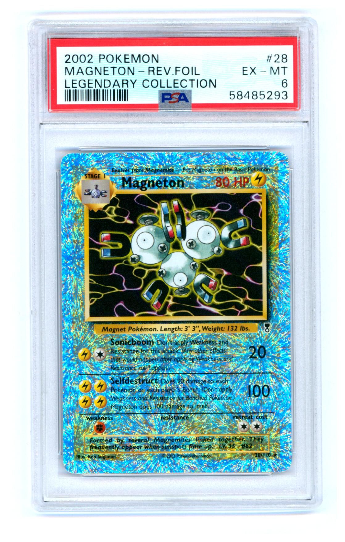 magneton-28-110-legendary-collection-reverse-holo-psa-6-ex-mt-pokemon-58485293 Magneton 28/110 - Legendary Collection - Reverse Holo - PSA 6 EX-MT - Pokémon