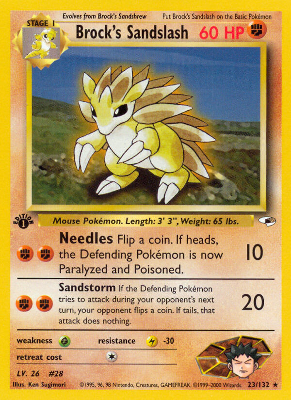 Brock’s Sandslash - 23/132 - EN Brock’s Sandslash - 23/132 - EN