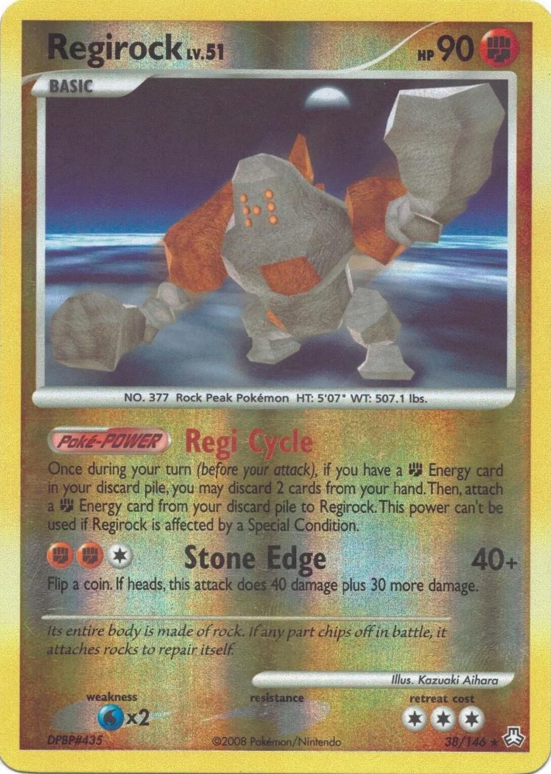 Regirock - 38/146 - Reverse Holo - EN