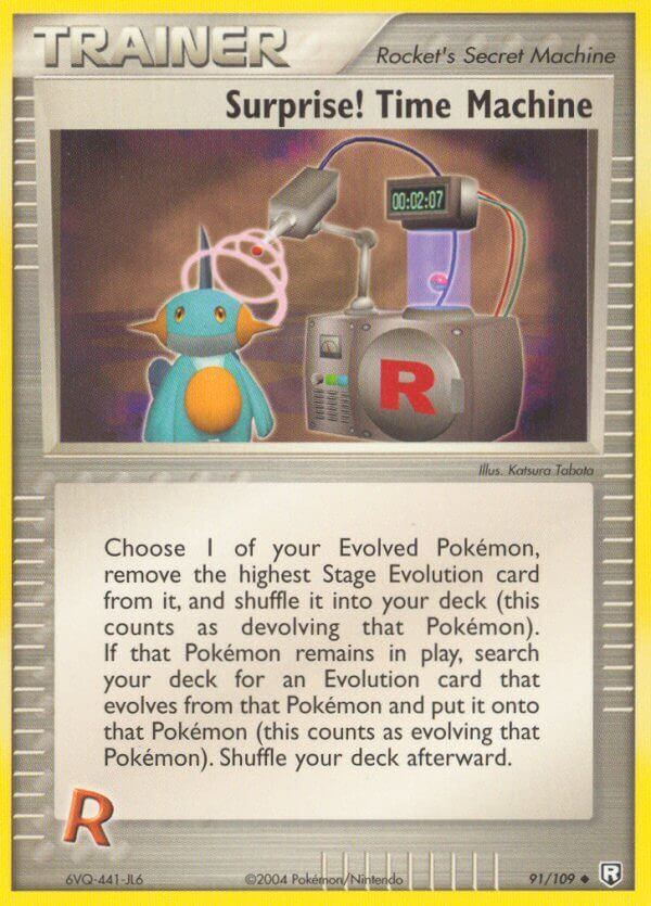 Surprise! Time Machine - 91/109 - Reverse Holo - EN Surprise! Time Machine - 91/109 - Reverse Holo - EN