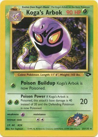 Koga’s Arbok - 25/132 - Unlimited - EN