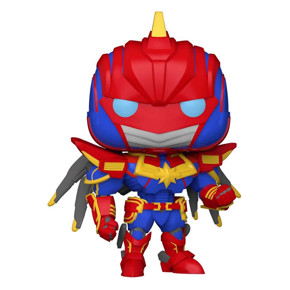 Marvel Mech POP! Vinyl Figur Captain Marvel 9 cm