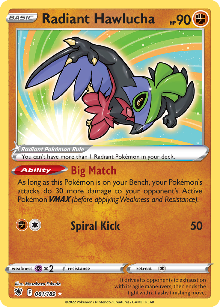 Radiant Hawlucha - 081/189 - EN