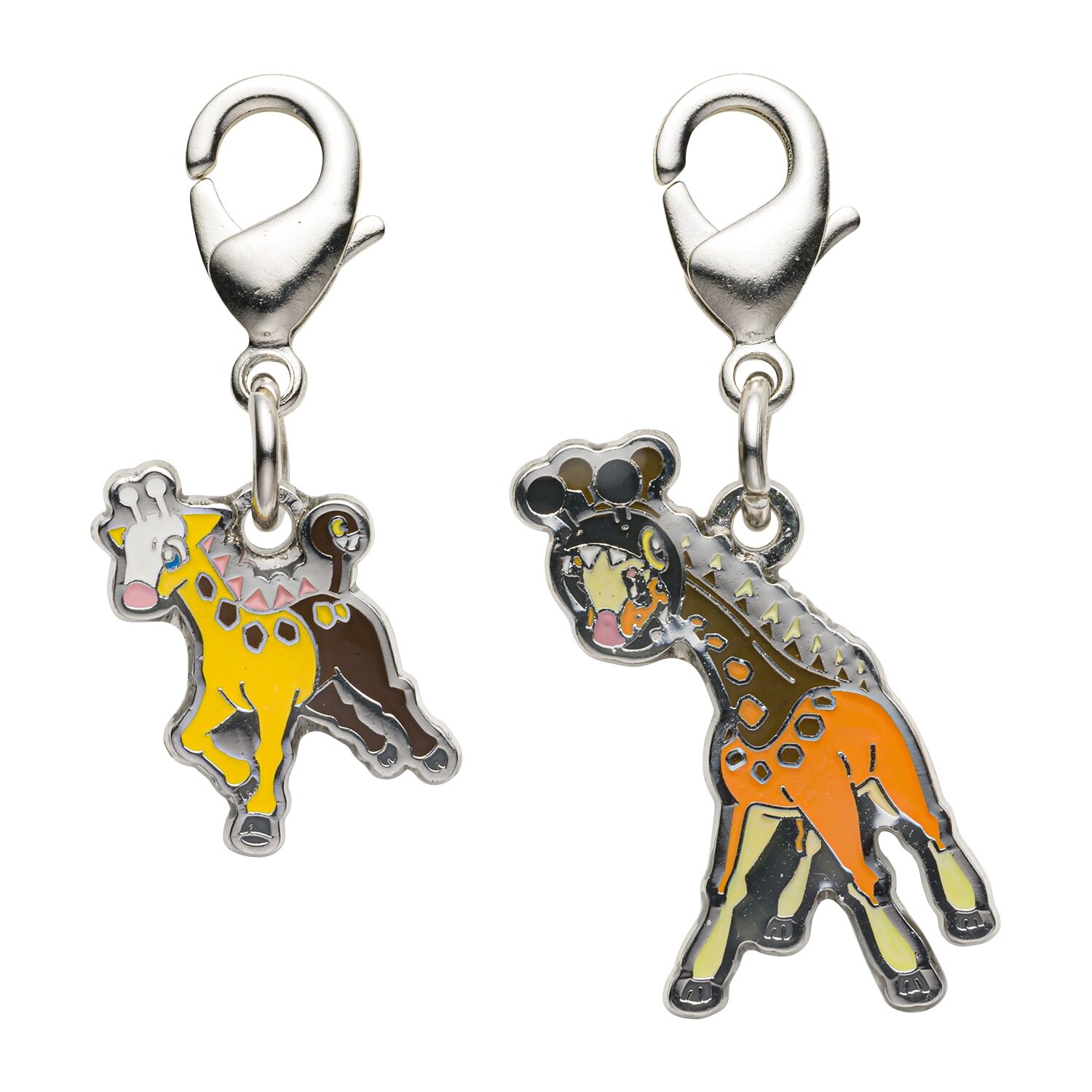 Pokemon Center - Girafarig, Farigiraf Schlüsselanhänger - 2 Stück Pokemon Center - Girafarig, Farigiraf Schlüsselanhänger - 2 Stück