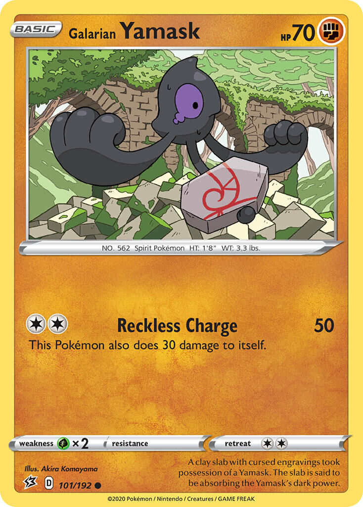 Galarian Yamask - 101/192 - EN Galarian Yamask - 101/192 - EN