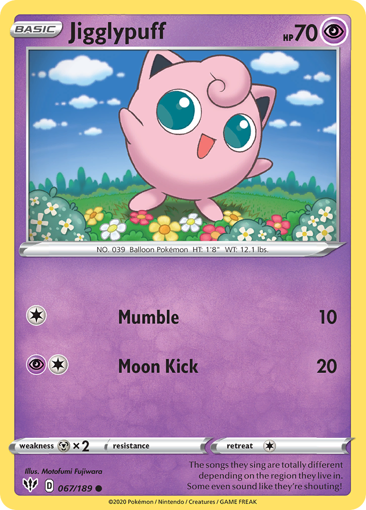 Jigglypuff - 067/189 - EN Jigglypuff - 067/189 - EN