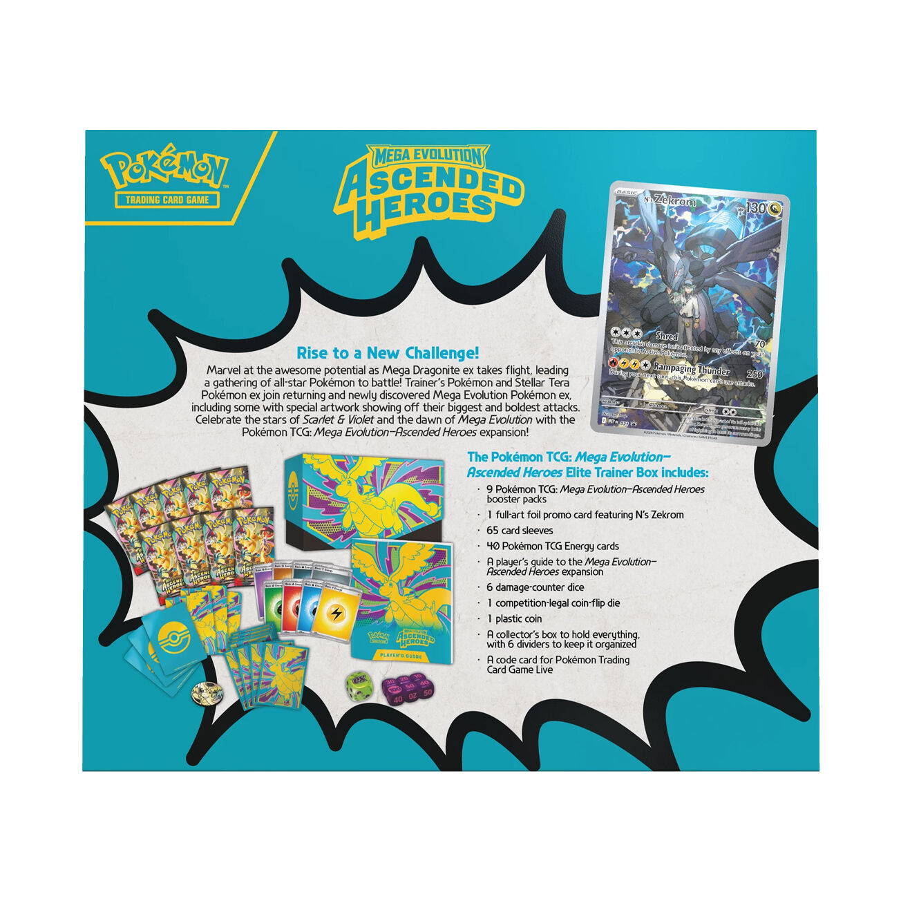 Pokémon TCG: Mega Evolution - Ascended Heroes Elite Trainer Box - EN