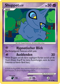 Shuppet - 92/127 - Pokemon TCG - Near Mint