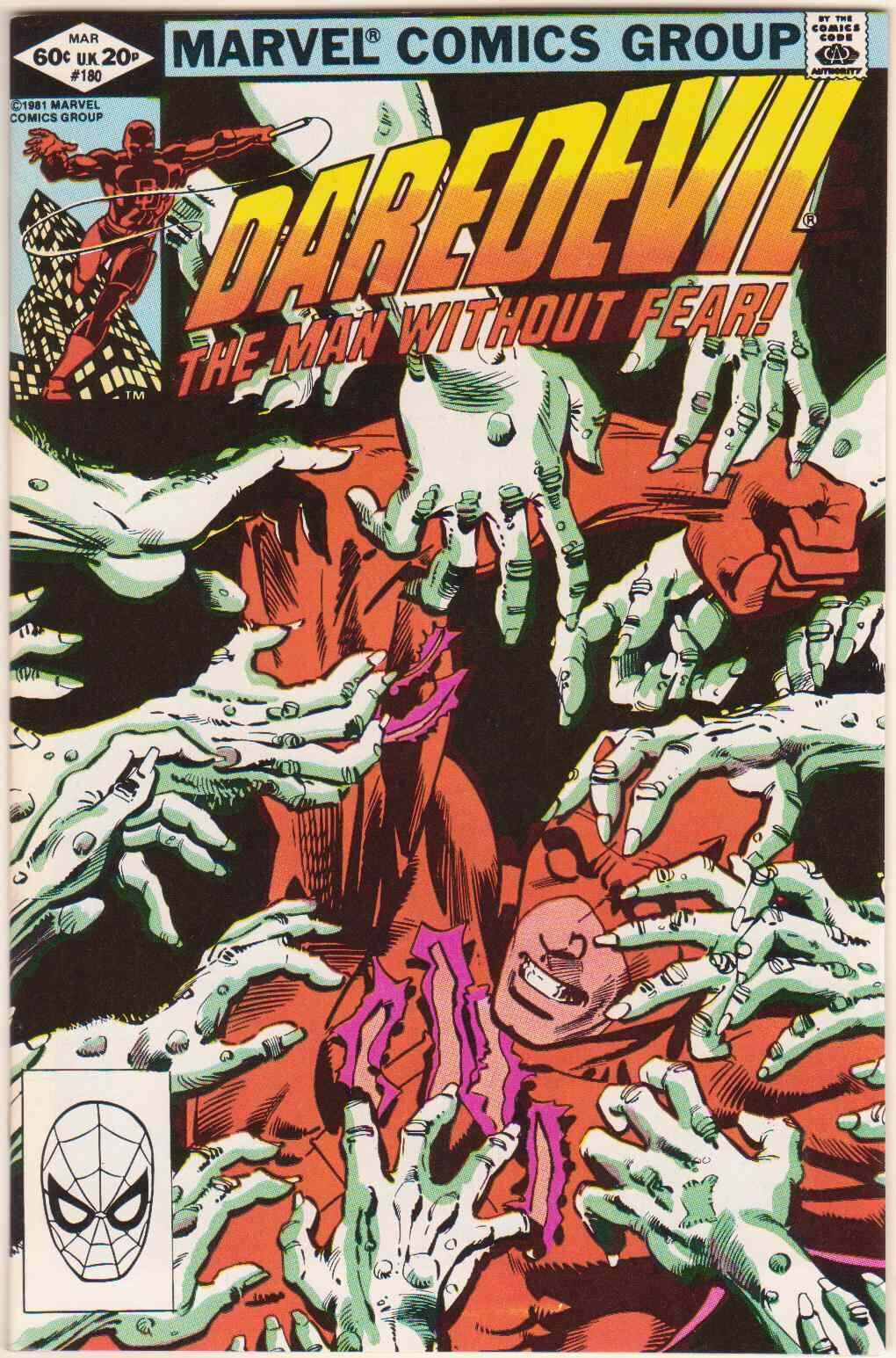 daredevil_acc_180 Daredevil #180 Amazing zertifiziert