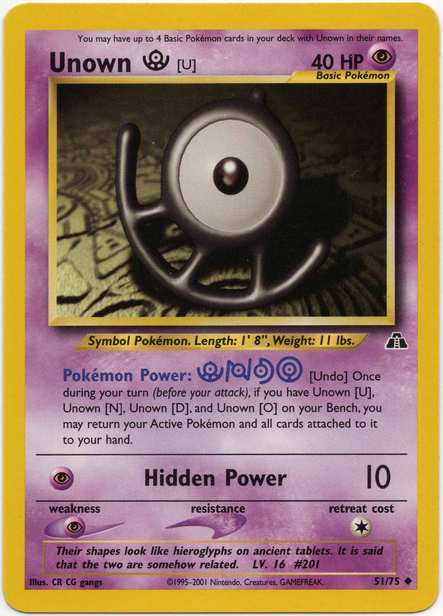 unown-u-51-75-pok-mon-tcg Unown U - 51/75 - Pokémon TCG